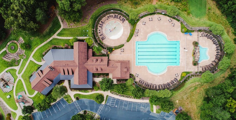Community pool and amenity center