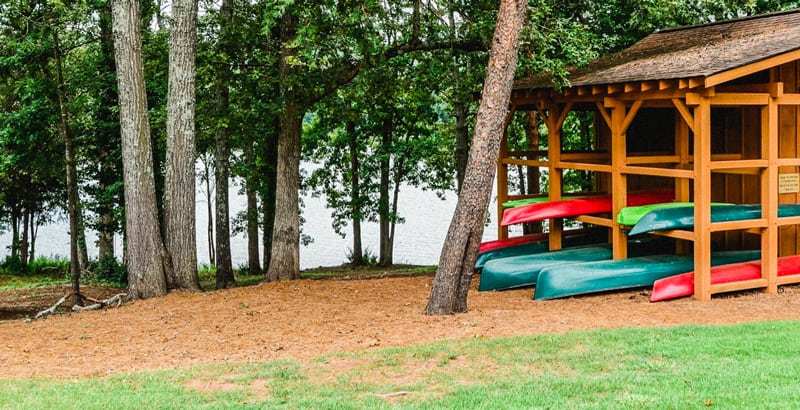 Kayaks on Lake Wylie